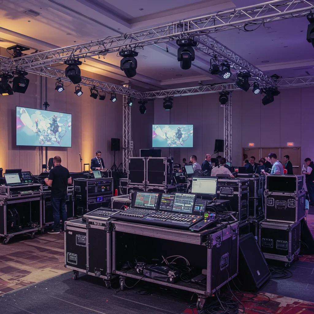 event-production-team-coordinating-audio-video-and-lighting-at-a-corporate-event-82c0b29b-981e-41d6-81a0-536261149cd1.webp Event production team coordinating audio, video, and lighting at a corporate event